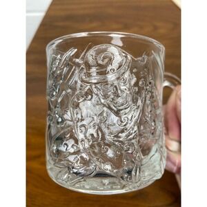 McDonalds Batman Forever Two-Face Mug 1995 DC Comics Collectible Glass Vintage‎